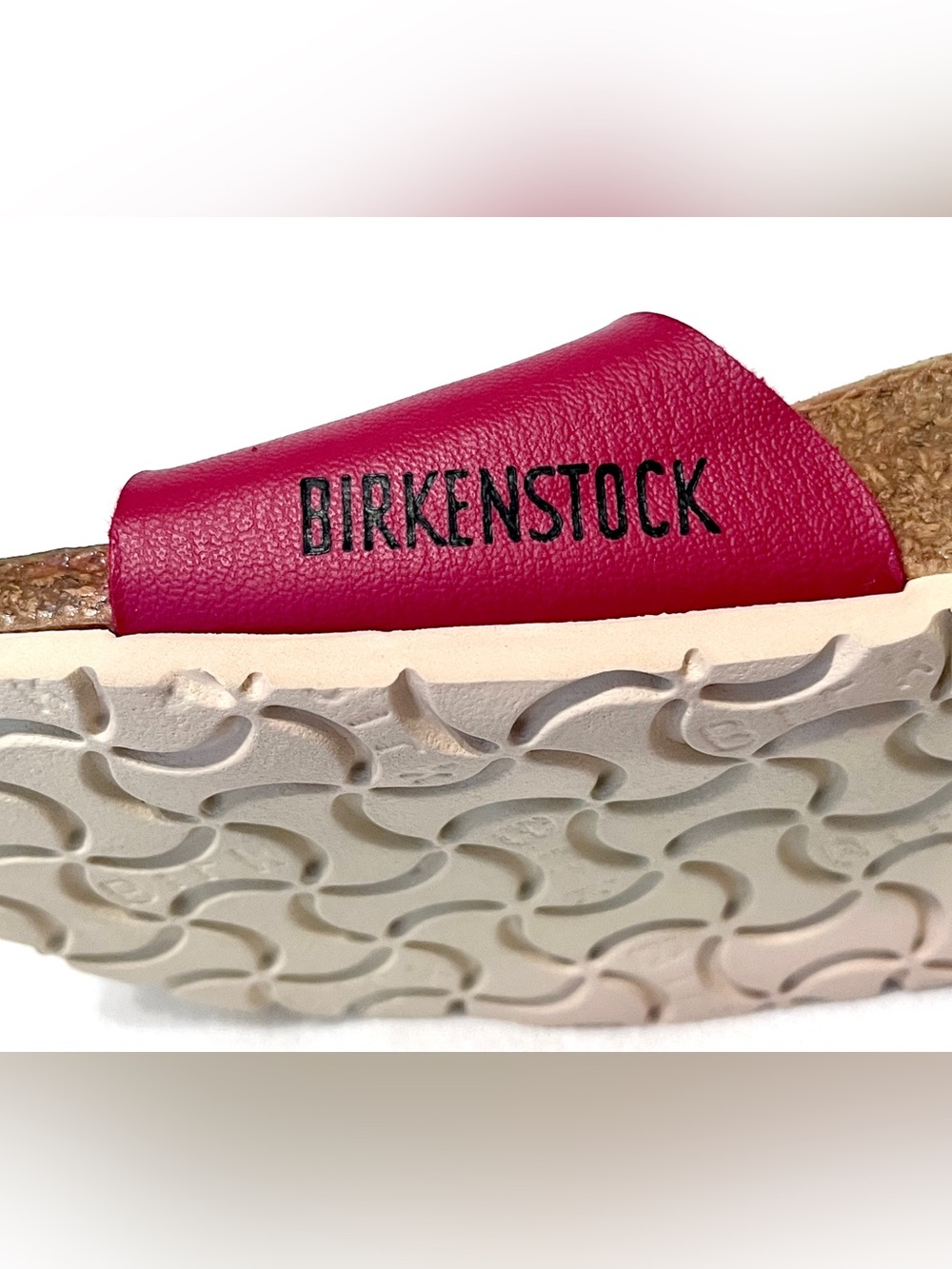 Birkenstock Madrid Slide Sandals Berry Red Narrow 37 L6.5 NWOT - Picture 4 of 6